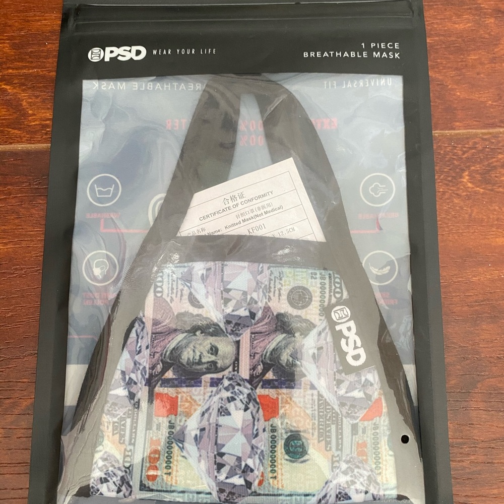 Money Diamond Face Mask